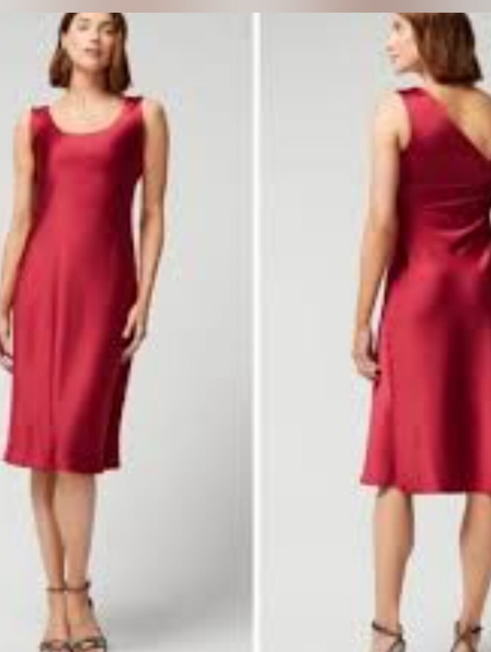 White House Black Market Satin Slip Dress Indulgent Size 14 NWT